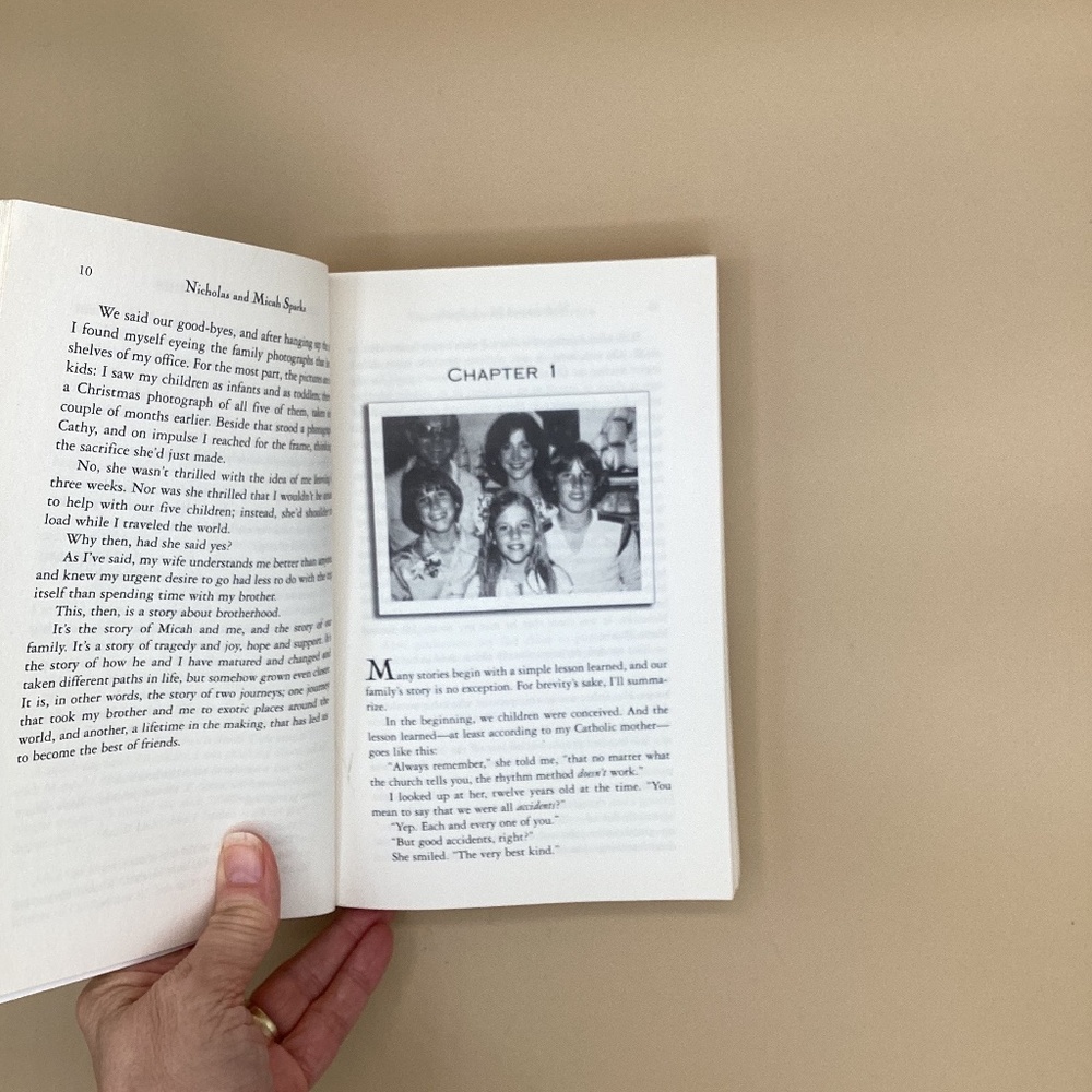 Three Weeks with My Brother book (by Nicholas Sparks)